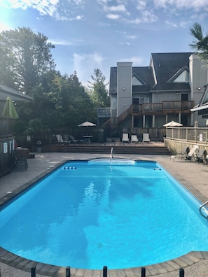 Apartment, 1 Bedroom, Patio, Garden View | Pool | Outdoor pool