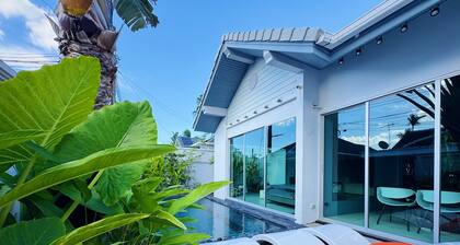 Contemporary 3bd Safari Pool Villa Near Nai Yang Beach