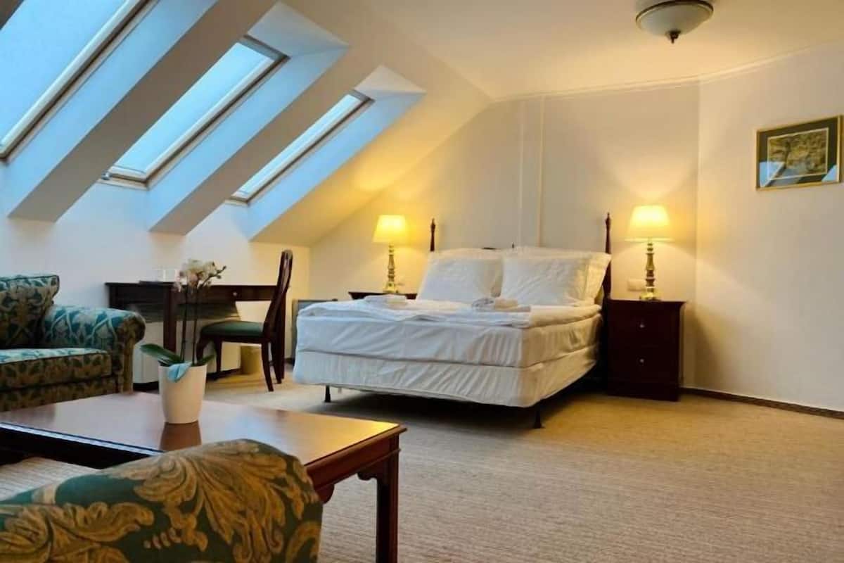 Minibar, escritorio, tabla de planchar con plancha y wifi gratis