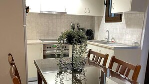 Apartment | Living area | Fireplace - New Apartment Near the Beach Porto Rafti (Markopoulo Mesogaias)