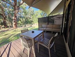 Deluxe Safari Tent - Sleeps 4 | Terrace/patio