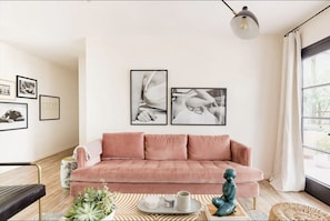 Living Room  - Lush Palm Springs Oasis w/ Private Hot Tub (PALM SPRINGS)
