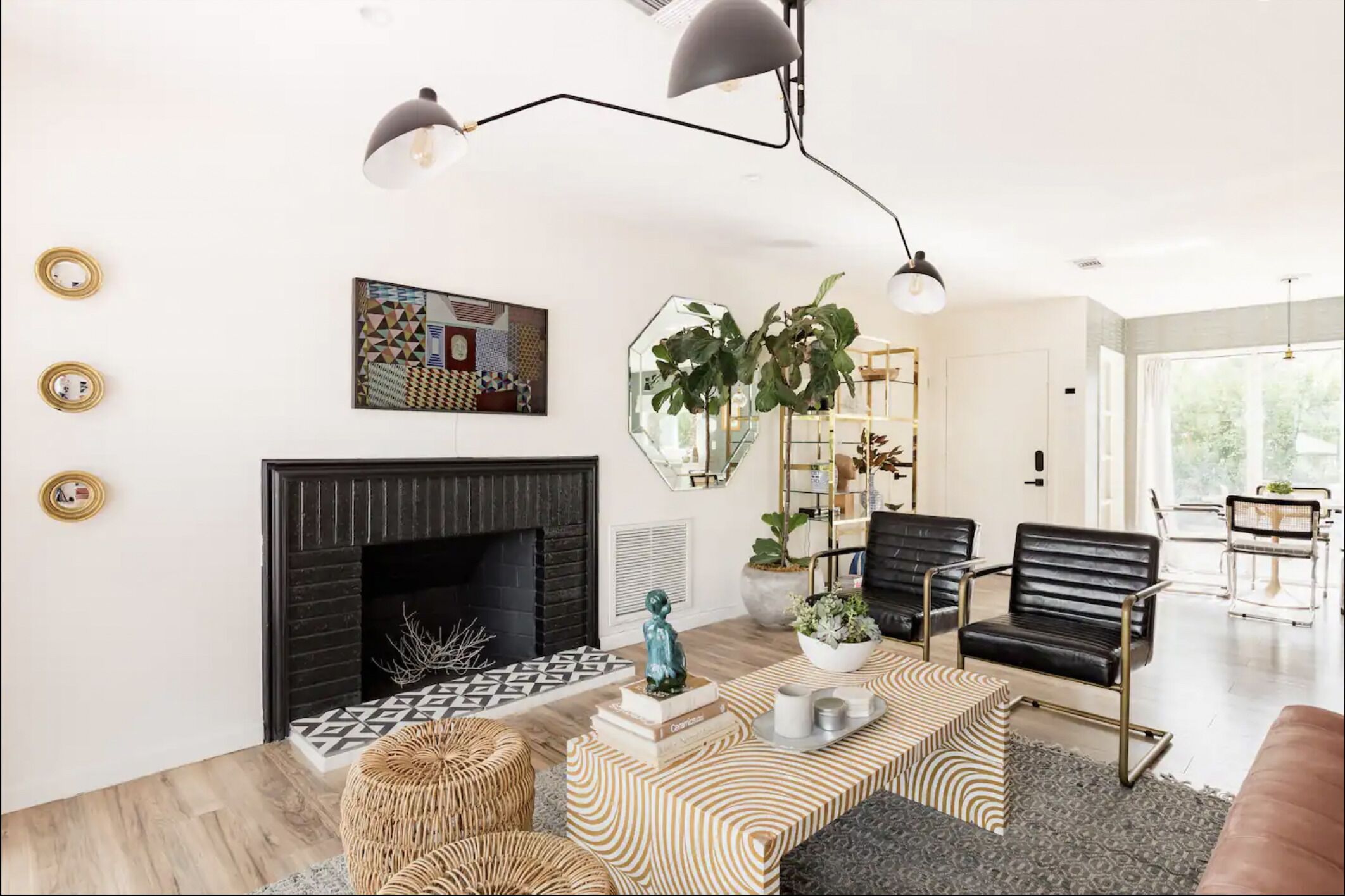 Inviting space for guests to relax and enjoy their time in the desert. 