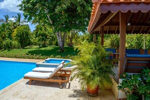Villa, 3 Bedrooms, Patio, Garden View | Property grounds