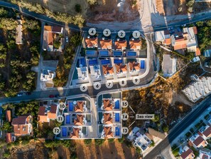 Villa - 3 sovrum - balkong - utsikt mot poolen | Exteriör