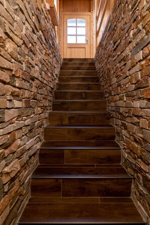 Ferienhaus (Cottage Happiness with Sauna and Natu) | Treppe