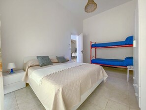 3 habitaciones y ropa de cama 