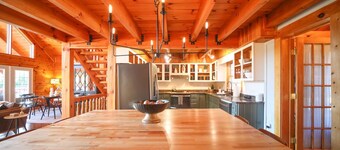 Luxury, Curated Lakefront Cabin with New Hot Tub. Near Breweries and Vineyards!