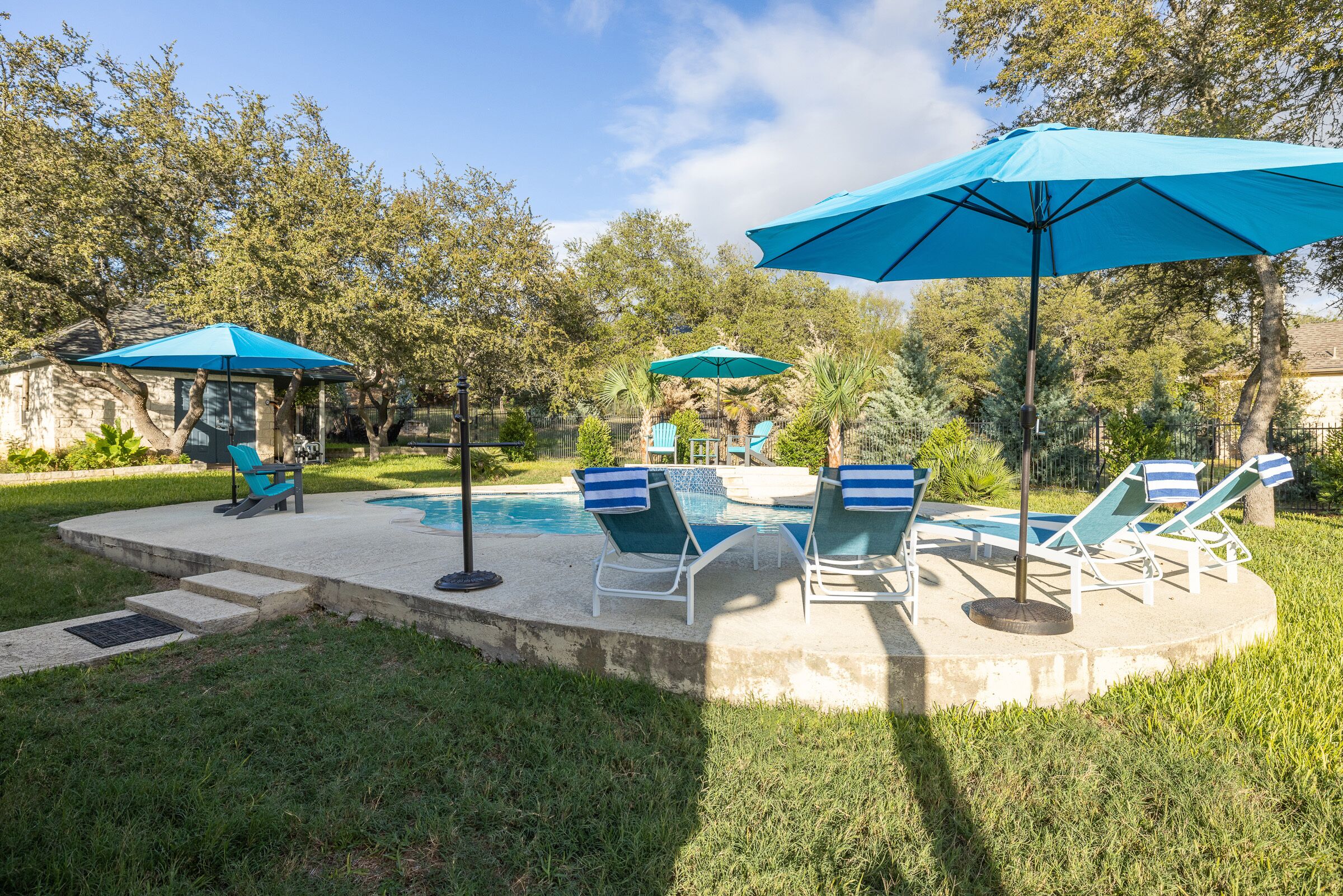 Et oppvarmet basseng