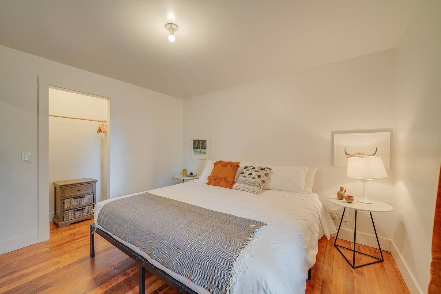 2 bedrooms, iron/ironing board, travel crib, free WiFi