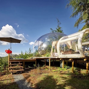 Majoituspaikan julkisivu