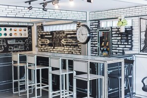 Siddeområde i lobbyen