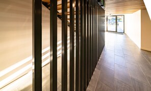 Interior entrance