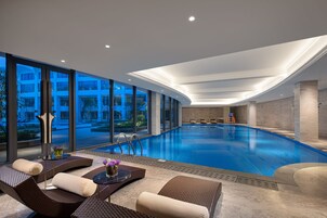 Indoor pool, seasonal outdoor pool
