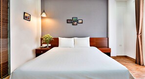 Habitación Deluxe doble | Sábanas de algodón egipcio, ropa de cama de alta calidad, minibar
