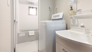 Standard Double Room, Non Smorking (check in before 19:30) | Bathroom | Separate tub and shower, slippers, towels