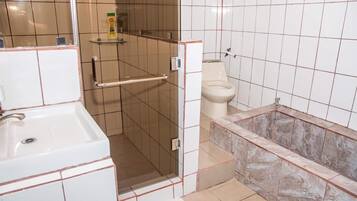 Towels, soap, toilet paper