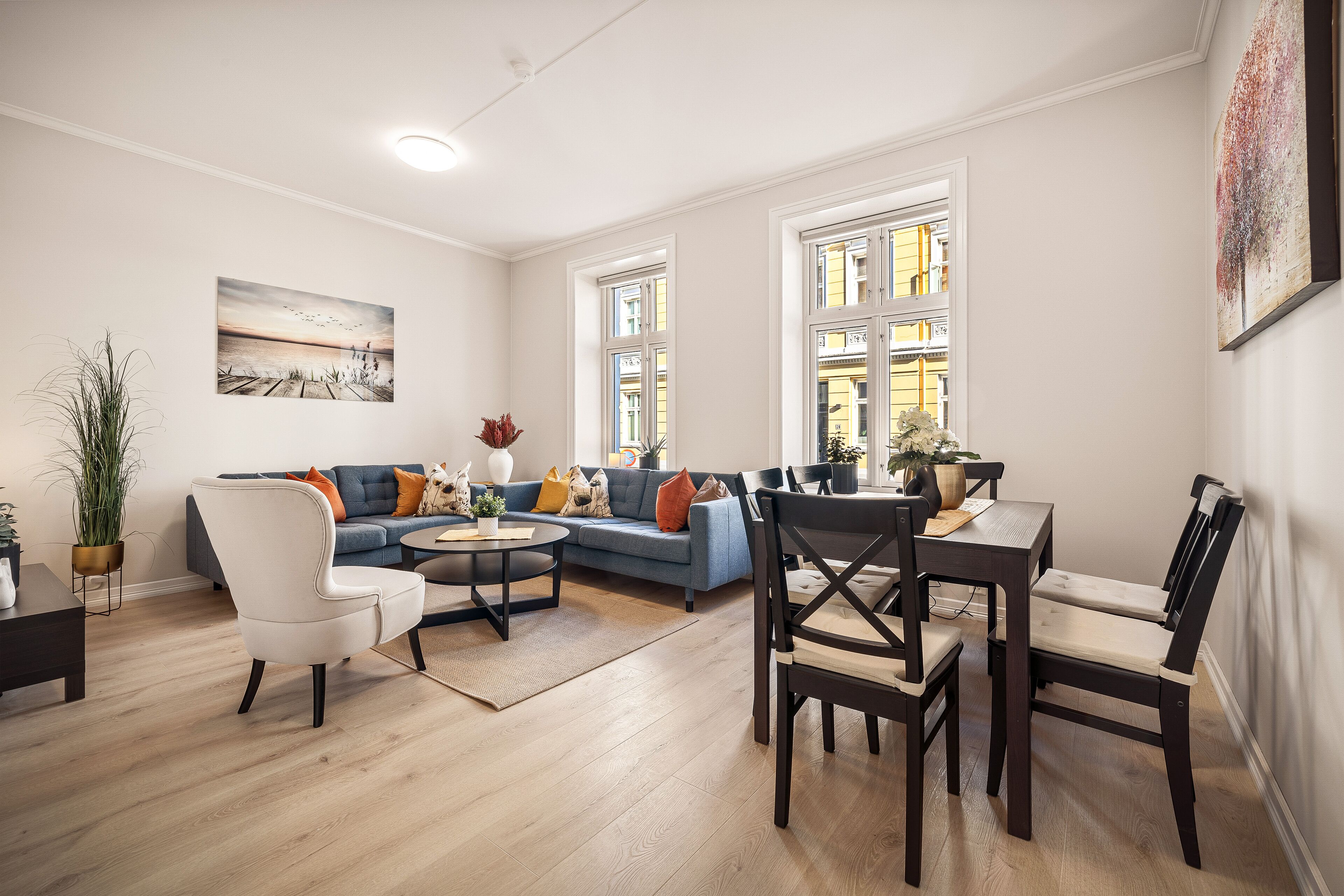 アパートメント 3 ベッドルーム | リビング エリア | 50 インチのスマートテレビ (ケーブル放送視聴可)、テレビ