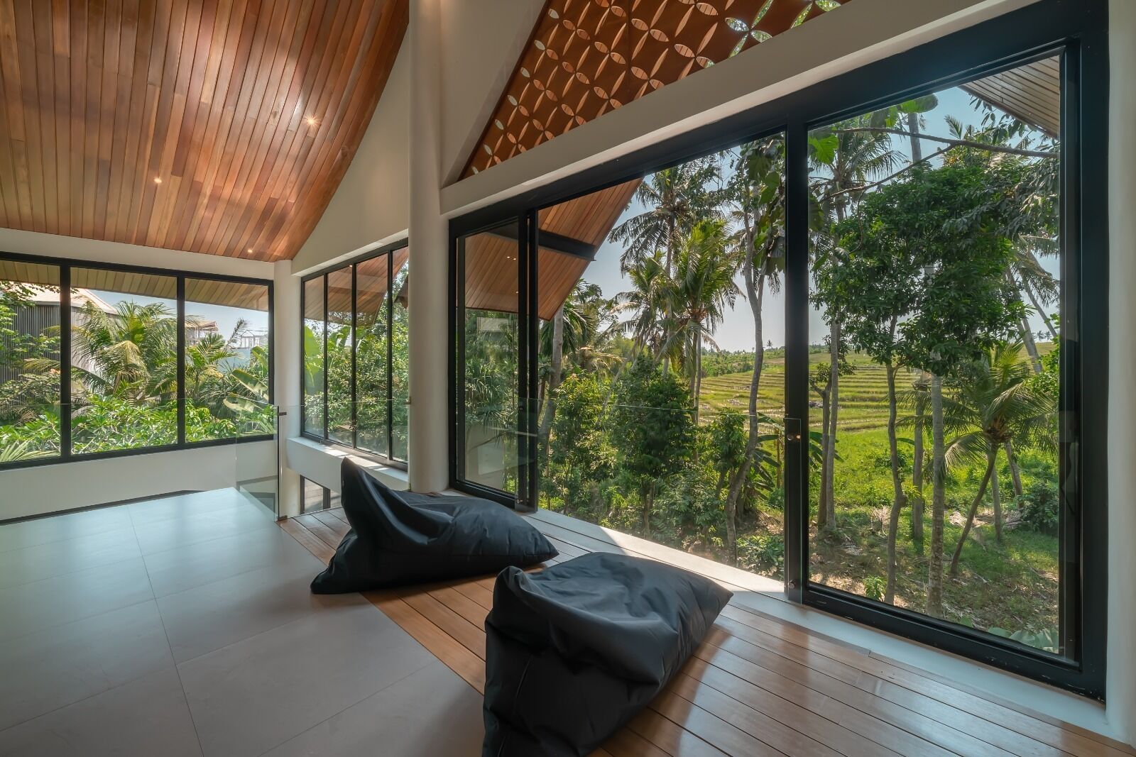 Uitzicht vanuit accommodatie