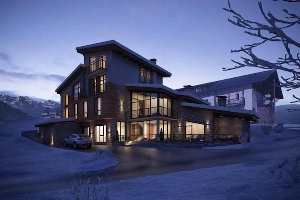 Front of property - evening/night