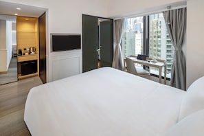 In-room safe, desk, blackout drapes, iron/ironing board