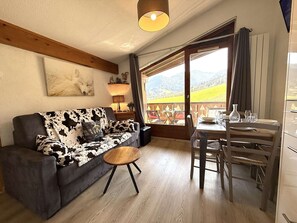 TV - 2-room apartment in Praz Sur Arly, parking, close to slopes, for 5 people (Praz-sur-Arly)