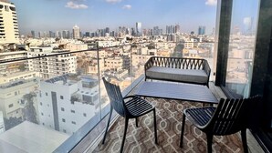 Deluxe Apartment | Terrace/patio - High End & City View by FeelHome (Tel Aviv)