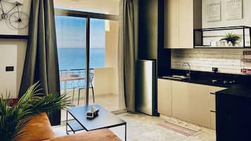 Family Suite, Balcony, Sea View | Egyptian cotton sheets, premium bedding, individually decorated