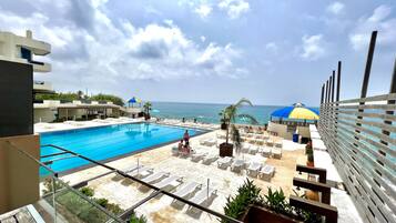 Family Suite, Balcony, Sea View | Terrace/patio