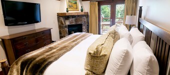 Deluxe King Room With Fireplace Hotel Room by RedAwning