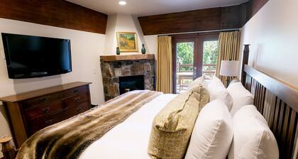 Deluxe King Room With Fireplace Hotel Room by RedAwning
