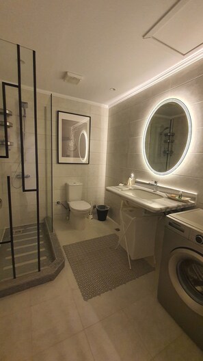 Shower, soap