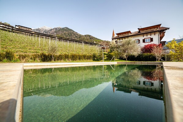 Pool - Apartment "Gasserhof Edelrot" with Mountain View, Shared Pool & Wi-Fi (Caines)