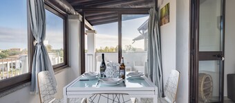 Vacation Home "Pasquale Holiday" with Sea View, 2 Private Terraces & Wi-Fi