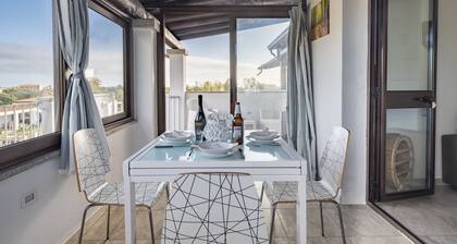 Vacation Home "Pasquale Holiday" with Sea View, 2 Private Terraces & Wi-Fi