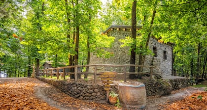 Chalet "Casa U Parmento" dans le parc naturel de l'Etna avec jardin et terrasse