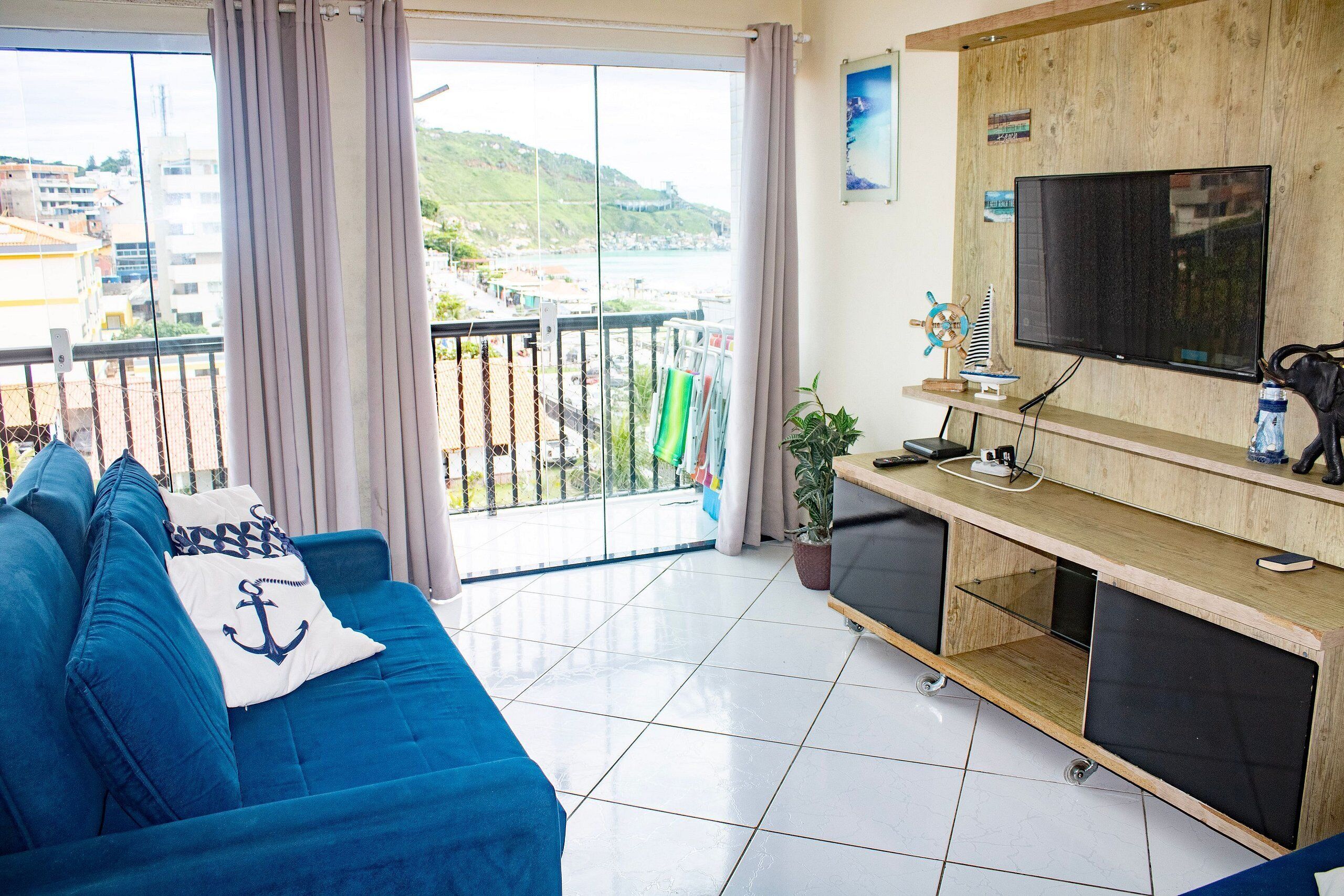 Apartamento | Zona de estar | Una Smart TV, Netflix, películas de estreno, servicios de streaming