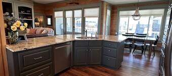 200 feet on the water with boat house!!!