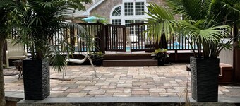 Gorgeous private Hamptons house with pool and volleyball court