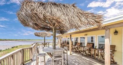 Come watch the dolphins off our NEW fishing pier