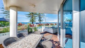 Outdoor dining - C Bargara Unit 101 Ocean Front (Bargara)