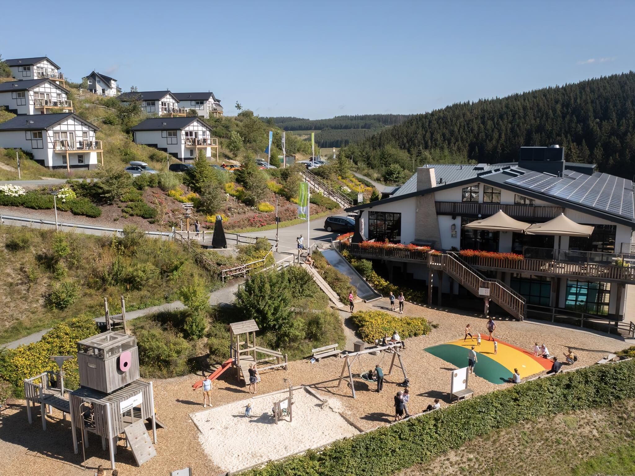 Vue sur le complexe touristique