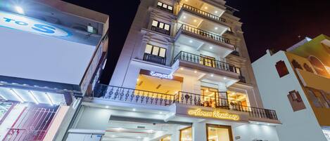 Voorkant van accommodatie