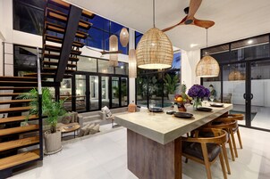 Luxury Villa, 4 Bedrooms, Private Pool, Ocean View | Private kitchen | Fridge, microwave, stovetop, electric kettle