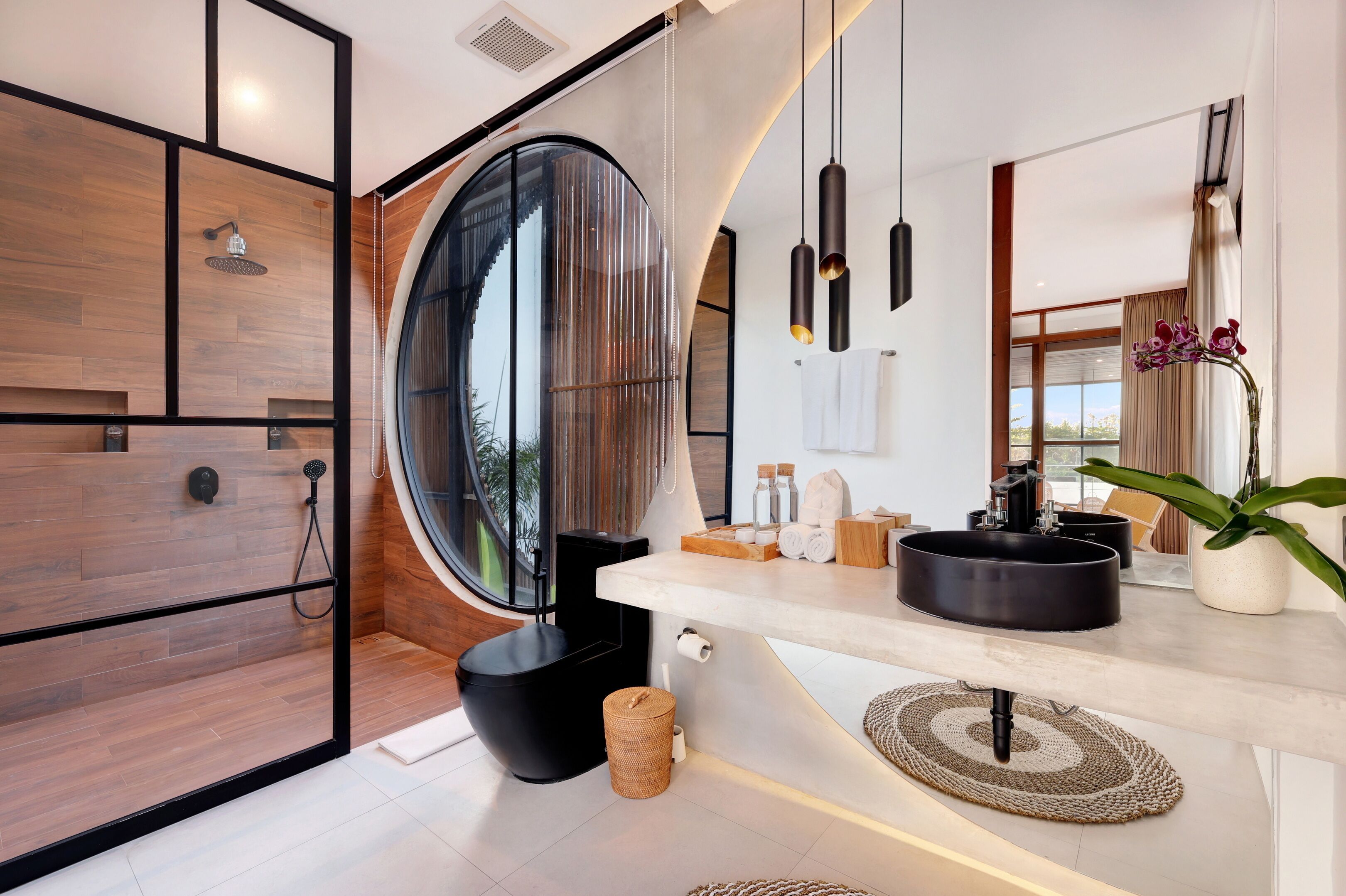 Luxury Villa, 4 Bedrooms, Private Pool, Ocean View | Bathroom | Shower, free toiletries, hair dryer, slippers