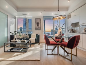 Presidential Apartment, 1 Bedroom, Balcony | Individually decorated, individually furnished, desk, blackout curtains - Stallion Suites - Entertainment District (Toronto)