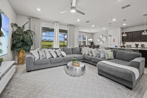 Smart TV, video games, foosball, table tennis