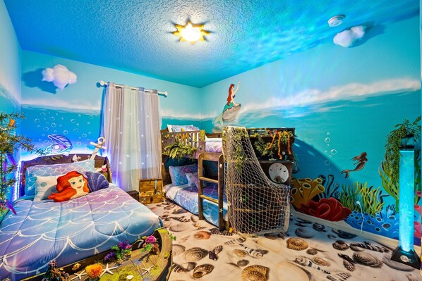 5 bedrooms, iron/ironing board, travel crib, free WiFi