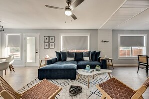 TV, video games, books, offices