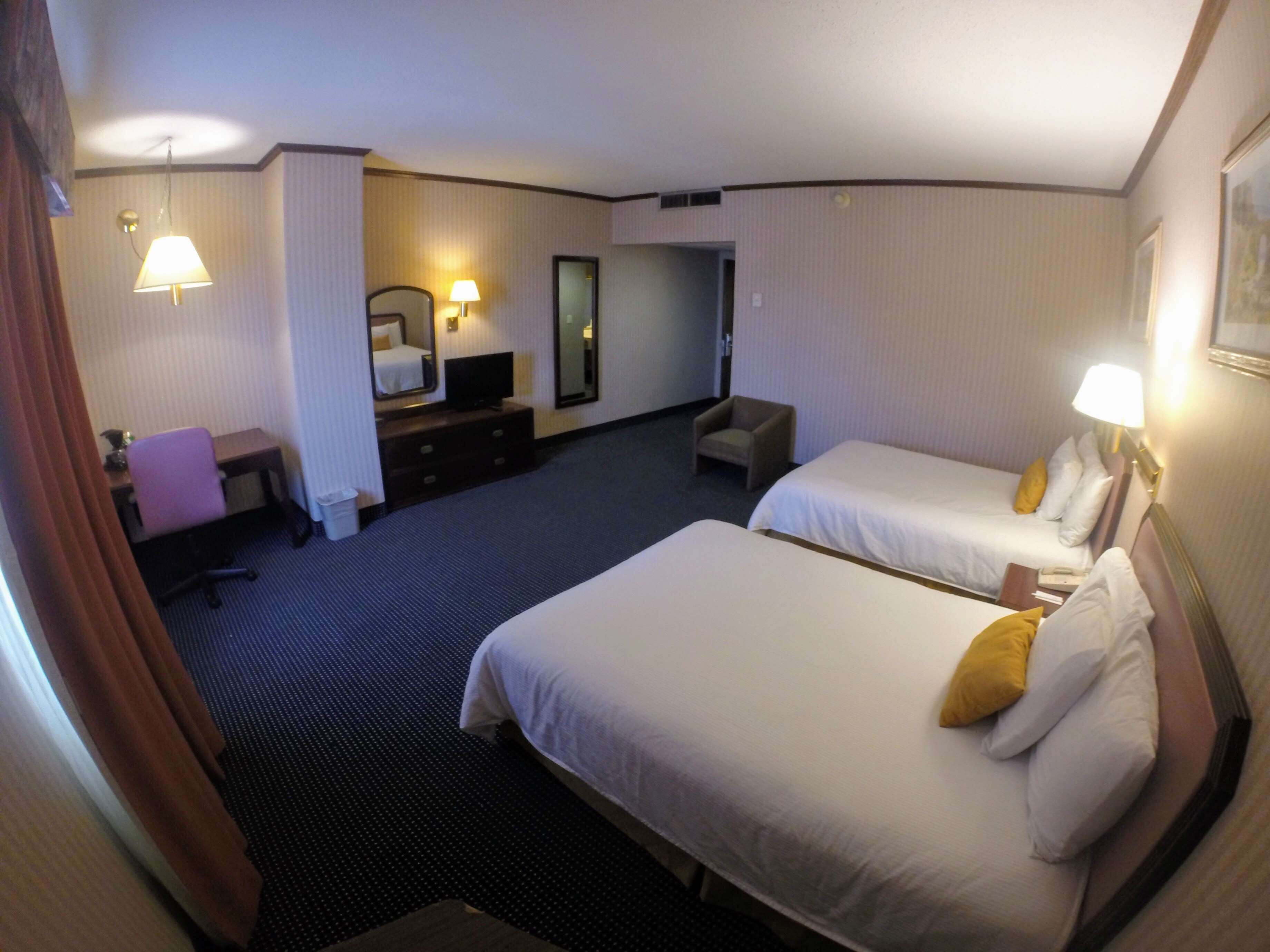 standard room, 2 double beds, non smoking | premium bedding, in-room safe, desk, laptop workspace